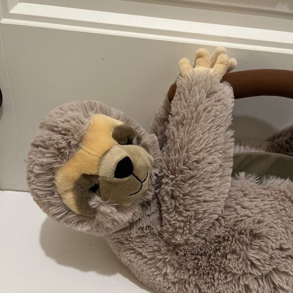 PTI Group Hanging Sloth Plush Basket Decor Halloween Easter Tan 13" 2020 - Picture 3 of 9